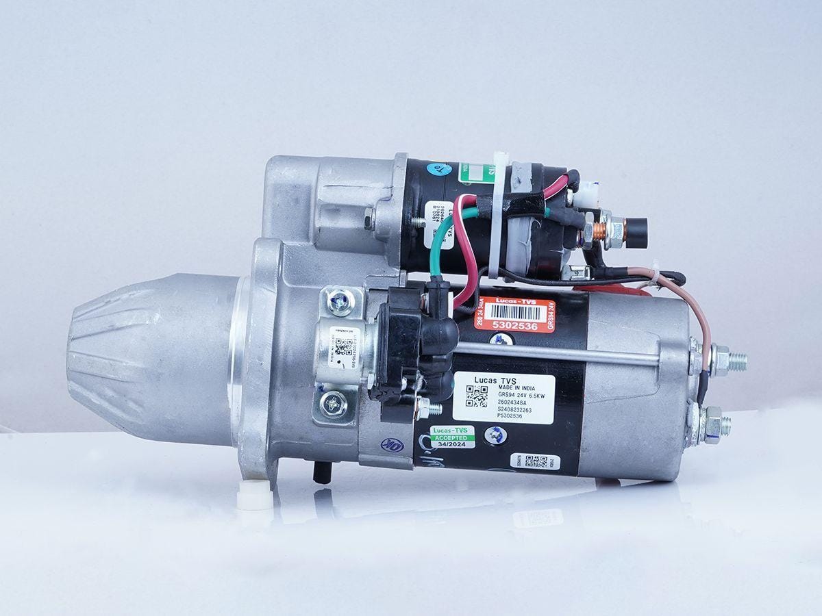 Lucas TVS GRS94 24V starter motor supplied at our Belagavi counter
